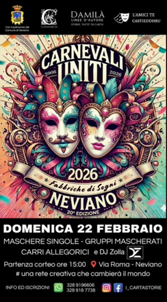 Immagine: Carnevali Uniti 2026